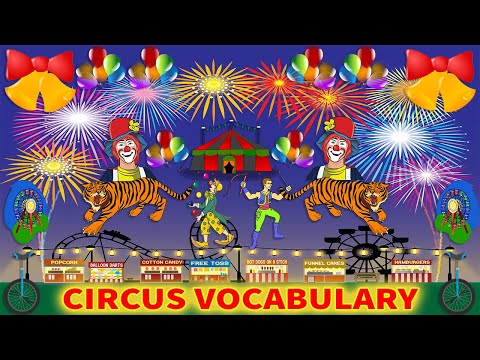 Circus Vocabulary In English with Pictures ||Circus item || Circus  Words