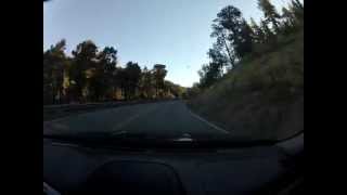 preview picture of video 'Driving from the Pine Mountain Club to I-5 in the Los Padres National Forest'