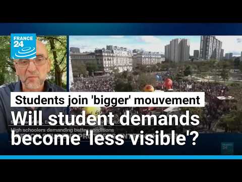 France’s student protests: Larger crowds risk overshadowing students’ demands