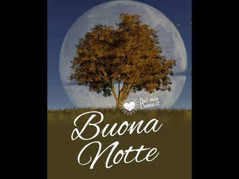 GIF Buonanotte Video autunnale con brano elegante