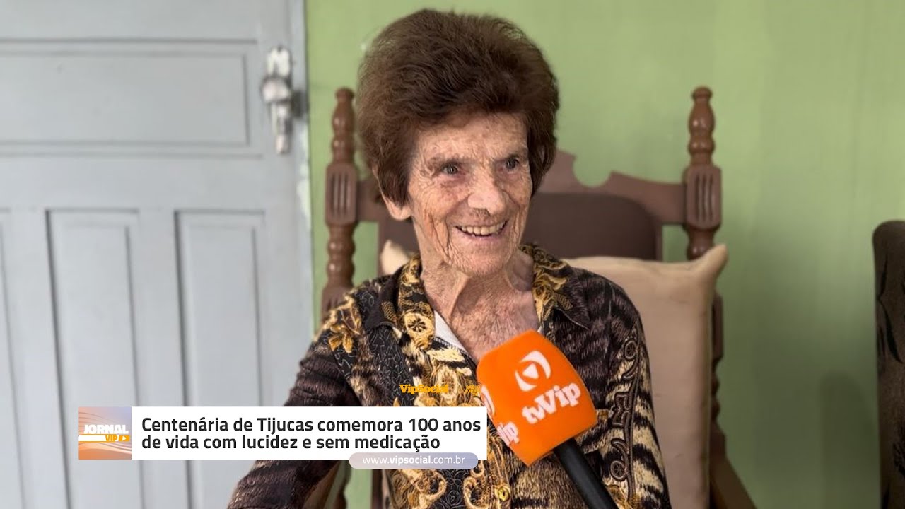 Centenária de Tijucas comemora 100 anos de vida com lucidez e sem medicação