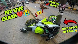 My Live Crash💔😭 Old Man Hitted by my bike�