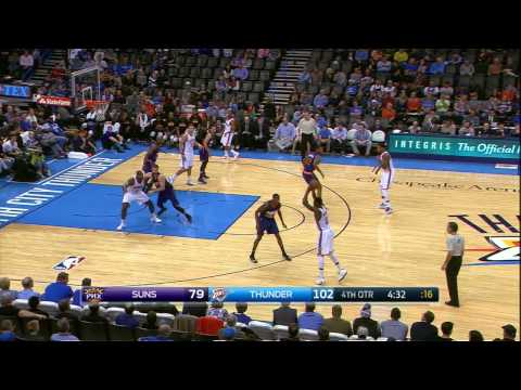 T.J. Warren Highlights Suns vs. Thunder 12.14.2014 - 8 Points, 3 Assists