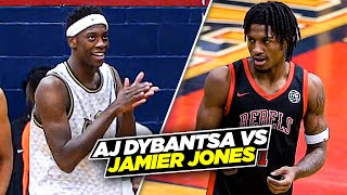 AJ Dybantsa vs Jamier Jones Gets PHYSICAL! | Utah Prep Vs Florida Rebels @ Border League