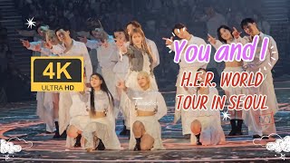 [4K] 240303 You &amp; I H.E.R. World Tour in Seoul