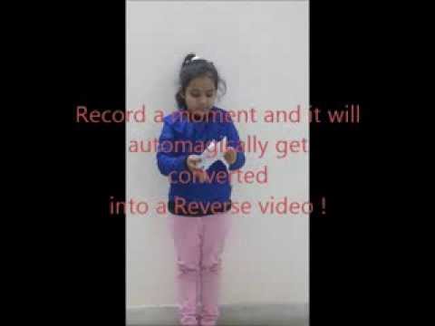 Reverse Video Movie Camera Fun Video
