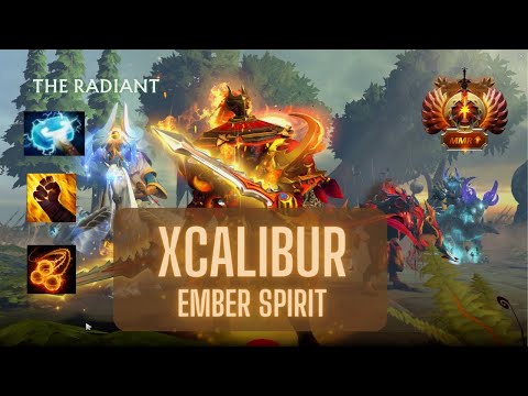 Top Pro Player Xcalibur Shows Mastery with Ember Spirit Mid | Dota 2 Pro gameplay 7.32e