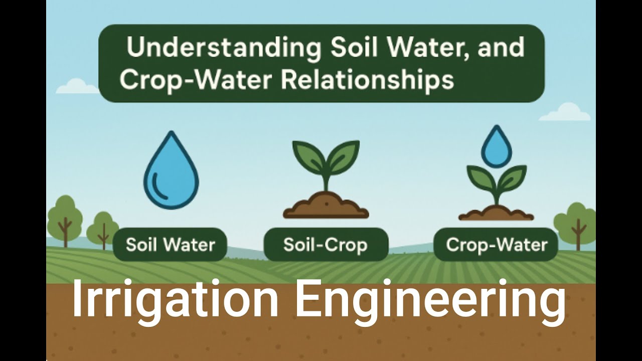 Understanding Soil water,and crop water relations