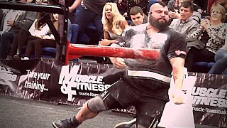 Eddie HALL Collapses during CONAN&#39;s WHEEL