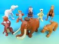 2009 ICE AGE 3 DAWN OF THE DINOSAURS SET OF 8 McDONALD S HAPPY MEAL MOVIE COLLECTIBLES VIDEO REVIEW