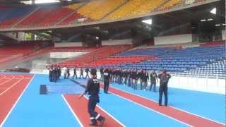 preview picture of video 'Marhall pra-praktikal dalam Stadium Nasional, Bukit Jalil'