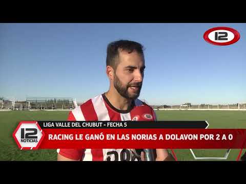 DEPORTES | LIGA VALLE DEL CHUBUT: RACING LE GANÓ A DOLAVON POR 2 A 0