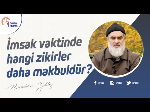 İmsak vaktinde hangi zikirler daha makbuldür? | [Birfetva-Nureddin Yıldız] | 4K