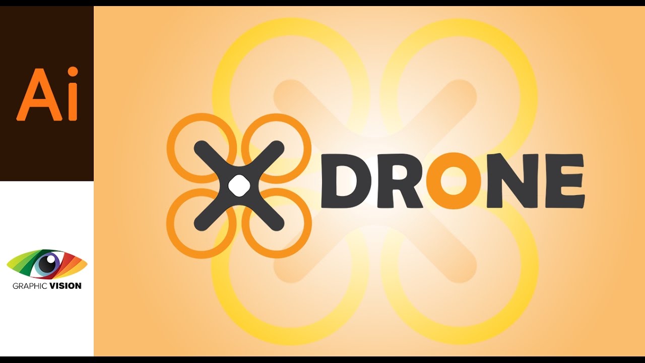 How to create drone logo in Illustrator