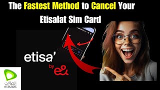 How To cancel etisalat prepaid sim How to deactivate etisalat sim online