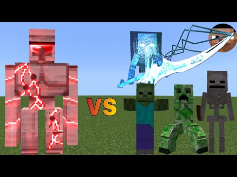 Ultimate Adamatium Destroyer vs Other Titan Mobs | Minecraft Java | Mob Battle