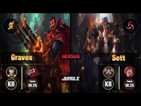 Cuzz GRAVES (Jungle) [Fleet Footwork] VS SETT - Challenger KR Patch 10.25