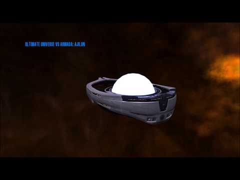 StarTrek vs StarGate - Romulan Reman Scimitar vs Ori warship