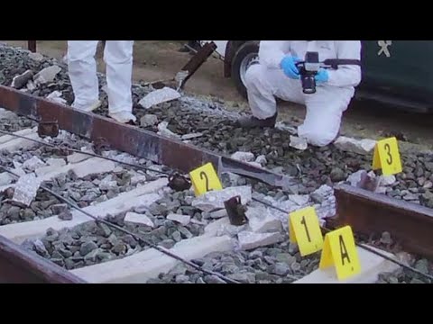 Incidente ferroviario in SPAGNA: la scientifica analizza il binario e sospetto giunto rotto