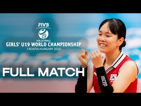 JPN🇯🇵 vs. KOR🇰🇷 - Full Match | Girl's U19 World Championship | Pool D