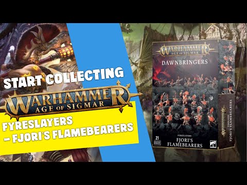 Start Collecting Warhammer Age of Sigmar: Fyreslayers - Fjori's Flamebearers