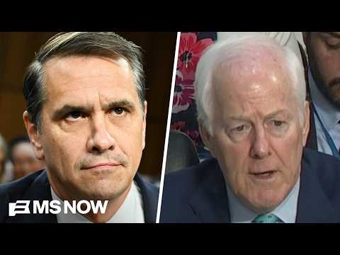 Blanche tells Cornyn: Anti-weaponization fund is a 'moot issue, it's dead and not moving forward'