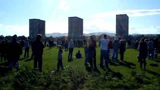 preview picture of video 'Sighthill Flats Demolition - Edinburgh 25/09/11'