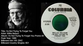 Willie Nelson- I&#39;m Not Trying To Forget You