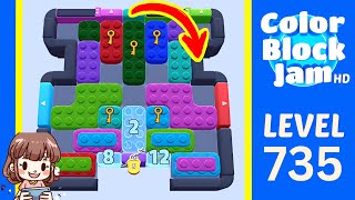 Soluzione del Livello 735 di Color Block Jam