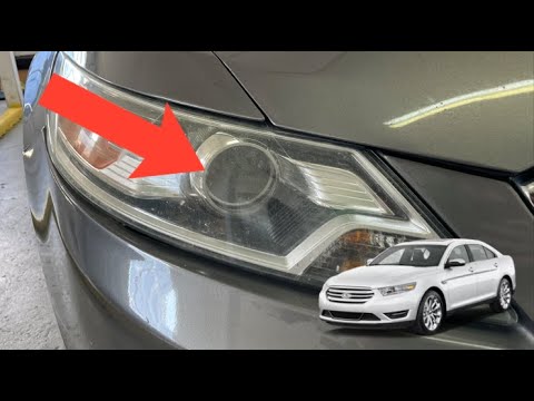 How To Replace Passenger Headlight Bulb On A 2010-2019 Ford Taurus Halogen