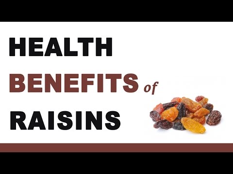 Health benefits of raisins