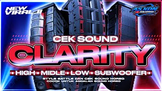 Download lagu DJ CEK SOUND FULL BASS CLARITY TERBARU 2026 ANDALAN SOUND HOREG mp3