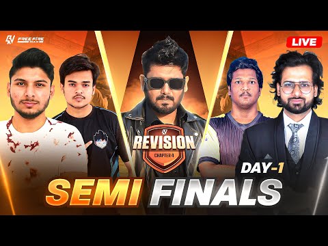 RNX Revision Chapter 4 | SEMI FINALS DAY 1 GRP A vs B #gyangaming #freefire #freefirelive