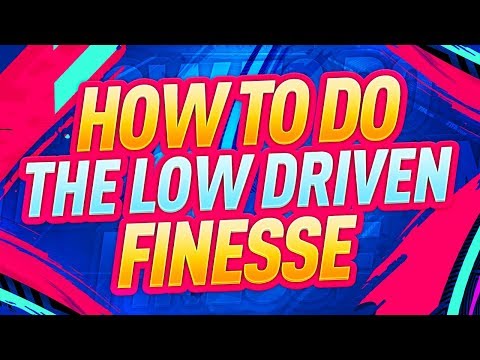 HOW TO DO THE LOW DRIVEN FINESSE IN FIFA 19 (GAME BREAKING!?!)