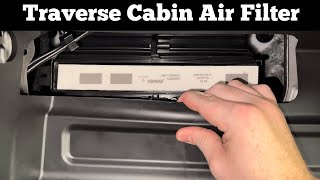How To Replace A 2018 - 2023 Chevy Traverse Cabin Air filter - Change Chevrolet Replacement Location
