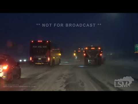 01-21-2022 Evergreen, CO - Semi Sideways on I-70-Messy Rush Hour