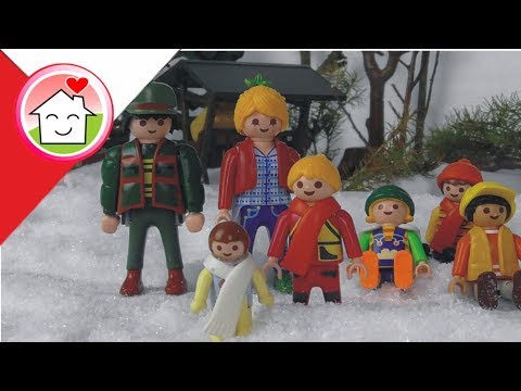 Playmobil po polsku Choinka - Rodziną Hauserów