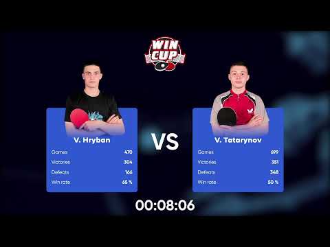 23:30 Mykola Halynskyi 2  - 3 Vadym Hryban West 5 WIN CUP 14.11.2022 | TABLE TENNIS WINCUP
