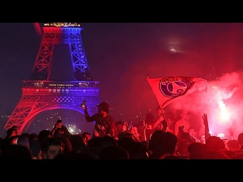 La Policía francesa detiene a cientos de personas en París tras la violenta celebración del PSG