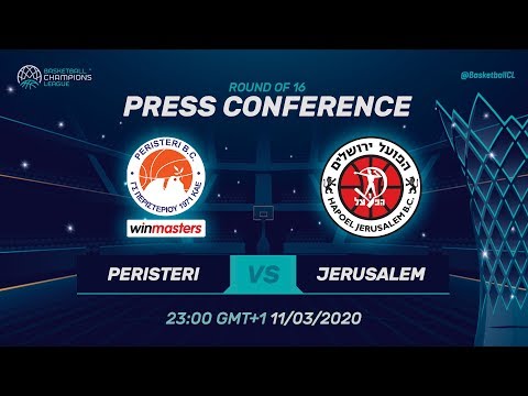 Peristeri winmasters v Hapoel Jerusalem - PC - RD 16 - Basketball Champions League 2019-20