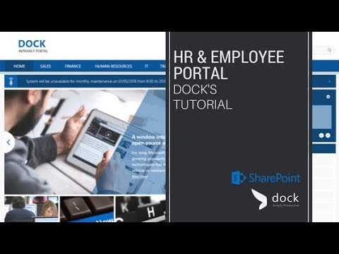 HR & Employee Portal with Dock Tutorial