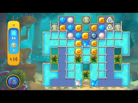 @Fishdom Atlantis Cup Hard Stage 11 Finished with 1 Move 😊