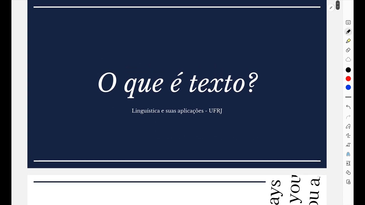 Concepções de Texto I