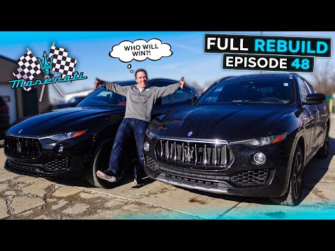 Two Maserati Levantes from Copart