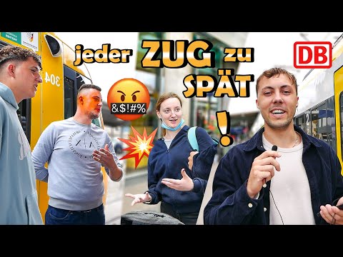 WIE findet IHR die DEUTSCHE BAHN? Die DB in der Kritik! Straßenumfrage | Pädagogisch Wertvoll