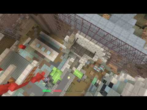 DJC Playing Minecraft part 3 on battle mode PS4.