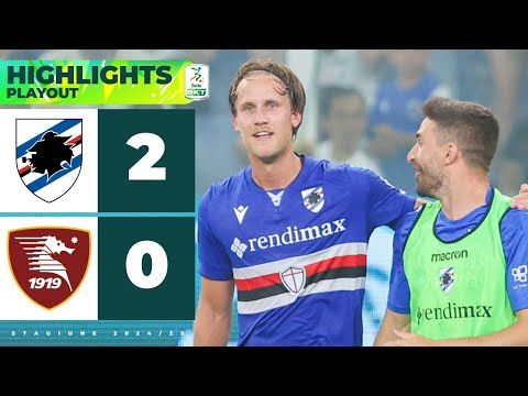 UC Unione Calcio Sampdoria Genova 2-0 U.S. Unione Sportiva Salernitana 1919 Calcio Salerno
