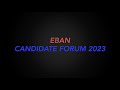 EBAN Candidate Forum 2023