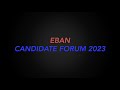 EBAN Candidate Forum 2023