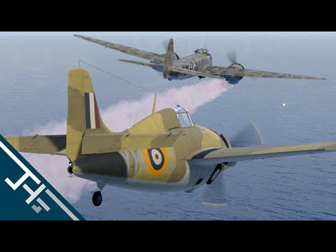 IL-2 Cliffs of Dover Blitz: Martlet III/Trop - Too late!